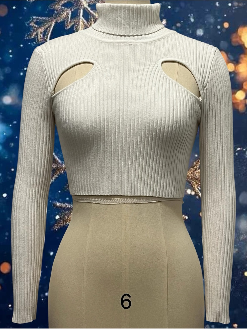 Dolls Kill Tic Toc Cut-Out Crop Top
